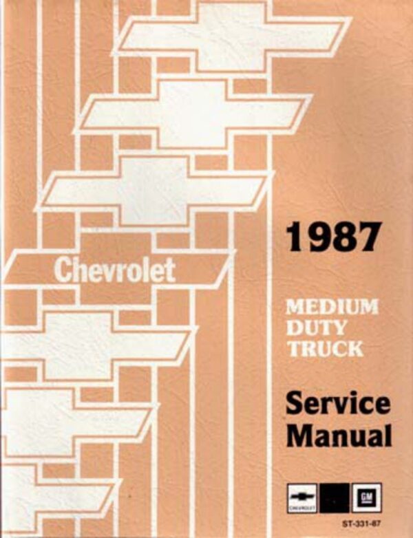 bishko automotive literature 1987 Chevy C/K 40 60 Medium Truck Shop Service Repair Manual Engine Drivetrain