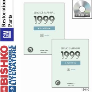 bishko automotive literature Shop Service Repair Manual CD for The 1999 Cadillac Seville