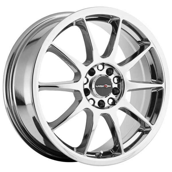 Vision 425 Bane 15x6.5 5x100/5x114.3 +38mm Chrome Wheel Rim