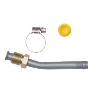 Edelmann 39859 Power Steering Line End Fitting; 3/8 M. Inv. Flare x 3/8 Beaded Tube   45 degree