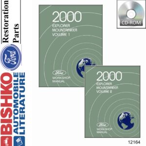 bishko automotive literature Shop Service Repair Manual CD Engine for 2000 Ford Explorer & Mercury Mountaineer