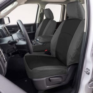 Precision Fit Endura Front Row Seat Covers Black/Charcoal GTT1025ABENBC