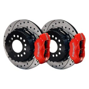 FDLI P/S Rear Kit, Drilled, Red