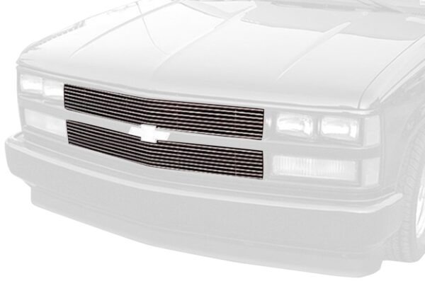 Carriage Works 40012 Polished Aluminum Billet Bumper Grille Insert