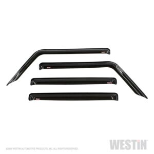 Wade Automotive Products 4 Piece Tape On Wind Deflectors for 2018 Jeep Wrangler JL Unlimited u2026