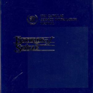 bishko automotive literature Shop Service Repair Manual for The 1987 Cadillac Eldorado Seville