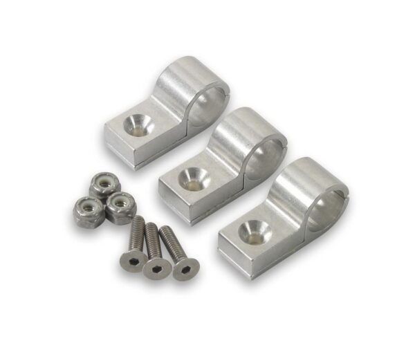 Earls 170207ERLP 7/16 Clear Aluminum Line Clamp