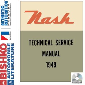 bishko automotive literature 1949 Nash 600 Ambassador 6 Shop Service Repair Manual CD Engine Drivetrain OEM