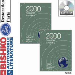 bishko automotive literature   Shop Service Repair Manual CD Engine Drivetrain OEM for The 2000 Ford Truck Windstar