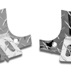 Warrior Products 1504 Diamond Tread Aluminum Windshield Light Bracket for Jeep TJ 97 06