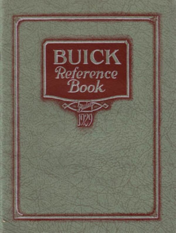 bishko automotive literature 1929 Buick Owners Manual User Guide Reference Operator Book Fuses Fluids