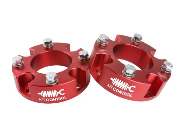 aFe Power CONTROL 1.875 IN Leveling Kit Red Fit Toyota Tundra 22 23 V6 3.5L (tt) 416 72T005 R