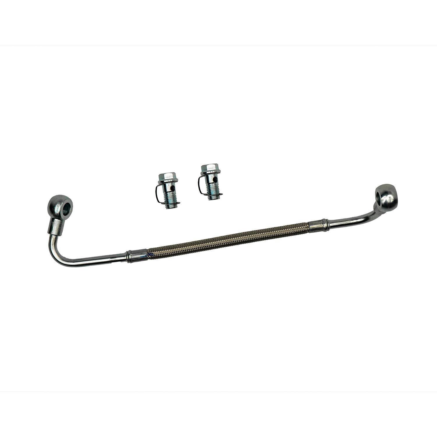 Edelmann 1025 Turbo Oil Line Kit for 2004 01 Chevrolet Silverado, GMC Sierra; V 8 6.6 L DIESEL