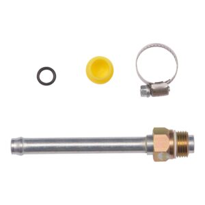Plews & Edelmann 39103 Power Steering Line End Fitting; 3/8 Swivel O Ring x 3/8 Beaded Tube   Straight
