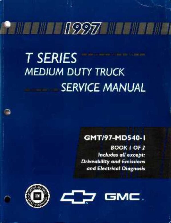 bishko automotive literature 1997 Chevrolet GMC Medium Duty Truck Shop Service Repair Manual Book Guide OEM