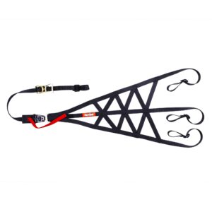 RaceQuip Roll Cage Net with Quick Release Right Side Triangle SFI 37.1 Certified Black 828998