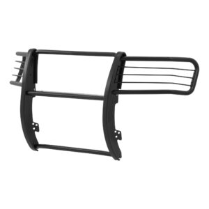 ARIES 4070 1 1/2 Inch Black Steel Grille Guard, No Drill, Select GMC Sierra 1500