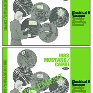 bishko automotive literature Electrical Vacuum Troubleshooting Service Manual for The 1983 Ford Mustang Mercury Capri