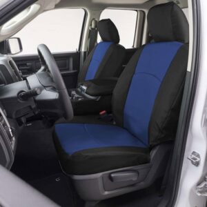 Precision Fit Endura Front Row Seat Covers Blue/Black GTC4137ABENDB