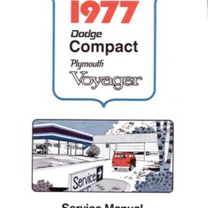 bishko automotive literature 1977 Dodge Van Plymouth Voyager Shop Service Repair Manual Engine Drivetrain OEM