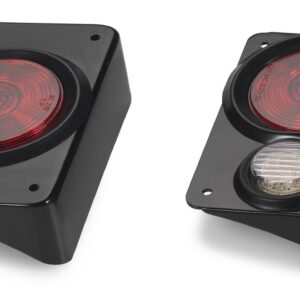 Warrior Products 2970 Steel Tail Light with Stop and Reverse Light Cutouts for Jeep JK 07 10