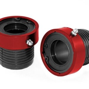 Alloy USA Axle Tube Seal Kit for Jeep Wrangler/Grand Cherokee | Front, Red, Pair | 11105 | Fits 1987 2018 Jeep Wrangler YJ/TJ/LJ/JK; 1993 1998 Jeep Grand Cherokee w/ Dana 44
