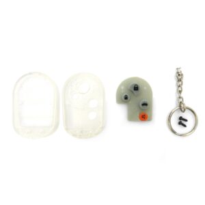 AutoLoc Power Accessories 9765 Clear 4 Button Remote Face Plate with Buttons