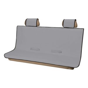 ARIES 455459 3147 01 Seat Defender 58 Inch x 63 Inch Grey Universal Extra Large Bench Truck Seat Cover Protector