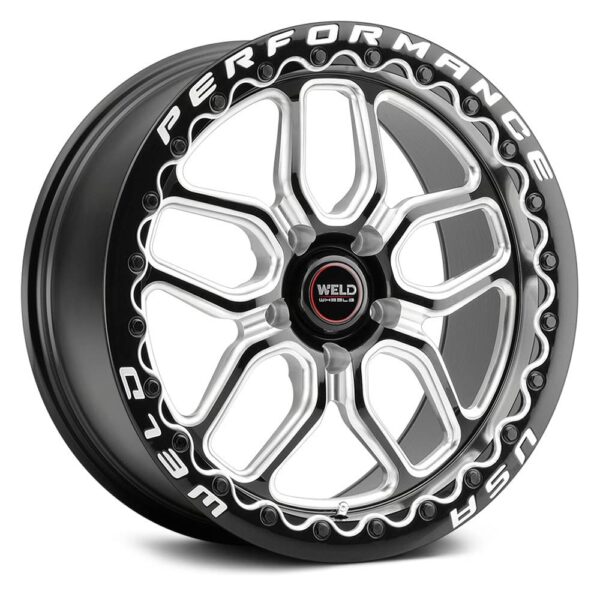 Weld   S907 18X10 Laguna Beadlock 5X114.3 ET50 BS7.50 Gloss Black MIL Dia 78.1 (S90780067P50)