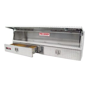 Brute 80 TBS200 72 BD Pro Series 72 Contractor TopSider Polished Aluminum Tool Box with Doors & Drawers