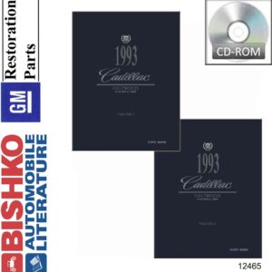 bishko automotive literature Shop Service Repair Manual CD for The 1993 Cadillac Fleetwood