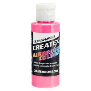 Createx 5121 PT Createx Flamingo Pink Transparent Airbrush Color CREATEX TRANSPARENT 16 OZ.