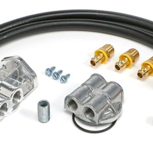 TRANS DAPT PERFORMANCE   OIL FILTER RELOCATION KIT 90 DEGREE/HORIZONTAL (1820)