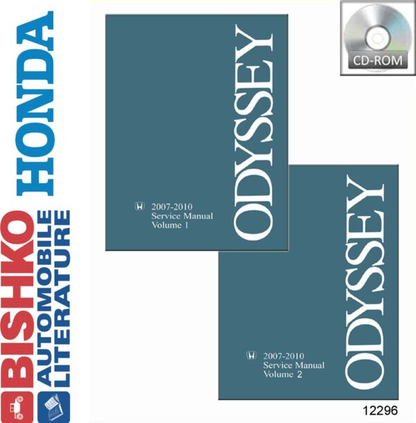 bishko automotive literature   Shop Service Repair Manual CD Engine Wiring for The 2007 2008 2009 2010 Honda Odyssey