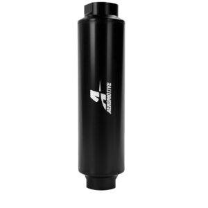 Aeromotive 12363 In Line 40 Micron Stainless Steel Fuel Filter, AN 16 Ports