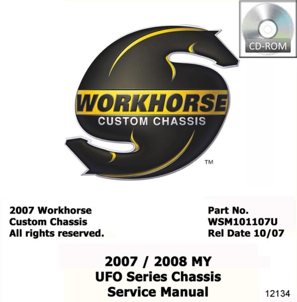 bishko automotive literature 2007 2008 Workhorse UFO Series Shop Service Repair Manual CD Engine Electrical