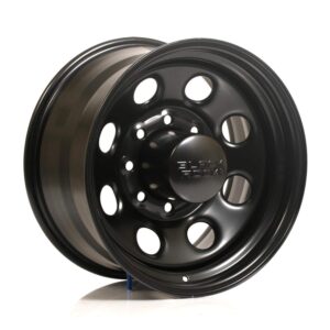 Black Rock 997B SOFT 8 Wheel with Matte (0 x 9. inches /8 x 114 mm, 0 mm Offset)