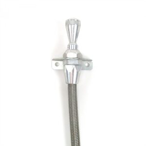 AutoLoc Power Accessories 9927 Pan Mount Billet Transmission Dipstick Firewall/Transmission Mount