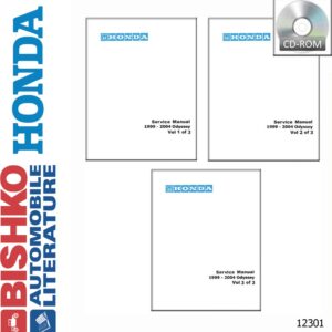 bishko automotive literature   Shop Service Repair Manual CD for The 1999 2000 2001 2002 2003 2004 Honda Odyssey