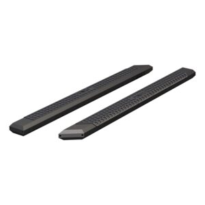 ARIES 2055991 AdvantEDGE Side Bars 5.5 in. 91 in. Length Octagon Carbide Black Powder Coat Aluminum Mounting Brackets Sold Separately AdvantEDGE Side Bars