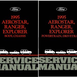 bishko automotive literature 1995 Aerostar Explorer Ranger Shop Service Repair Manual Book Engine Wiring OEM