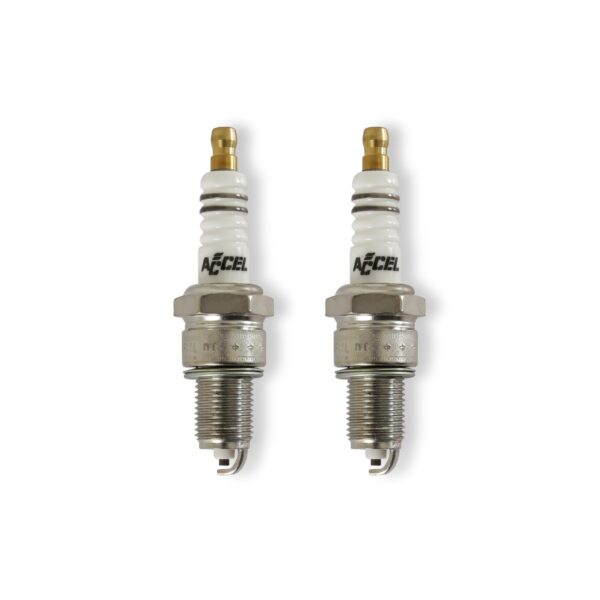 ACCEL 2410A Spark Plugs   Copper   Evolution   .040 in. gap   2 Pack