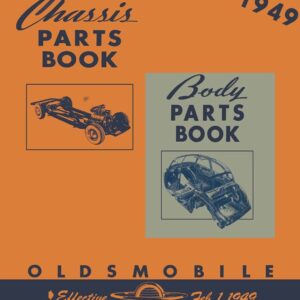 bishko automotive literature 1941 1943 1945 1947 1949 Oldsmobile Parts Numbers Book List Guide Interchange