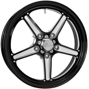 Billet Specialties RSFB37456127 Street Lite Black Wheel Size: 17 x 4.5 Rear Spac