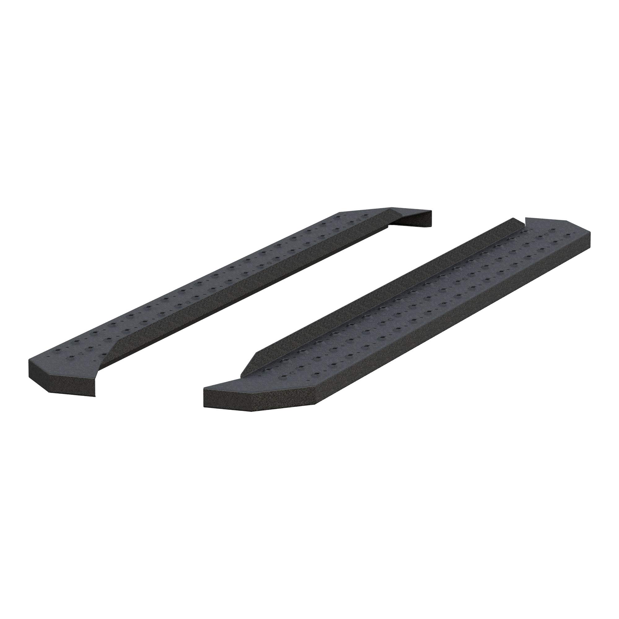ARIES C2875 RidgeStep Black Steel 75 Inch Truck Running Boards, Brackets Sold Separately