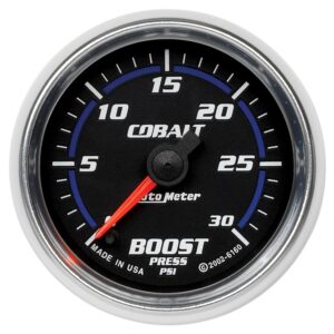 Auto Meter 6160 Cobalt Full Sweep Electric Boost Gauge