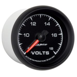 Auto Meter 5991 ES 2 1/16 8 18V Full Sweep Electric Voltmeter