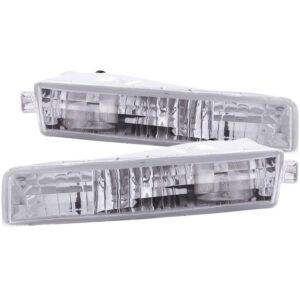 Anzo USA 511012 Honda Prelude Chrome Euro w/Amber Reflector Bumper Light Assembly   (Sold in Pairs)