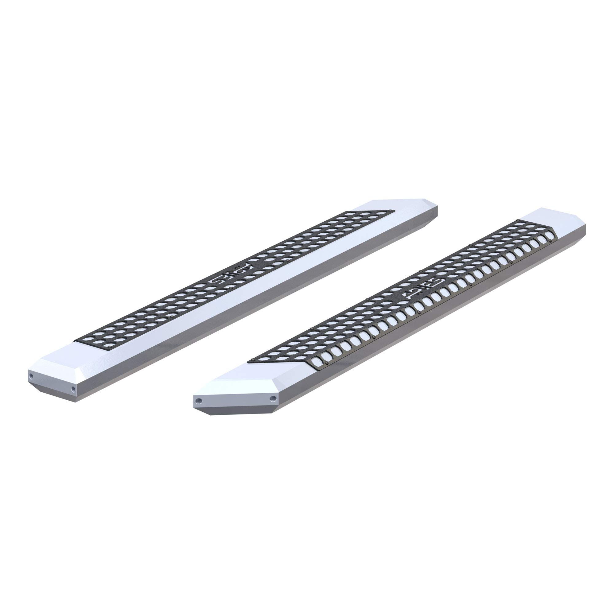 ARIES 2055875 AdvantEDGE Chrome Aluminum 75 Inch Truck Running Boards, Brackets Sold Separately