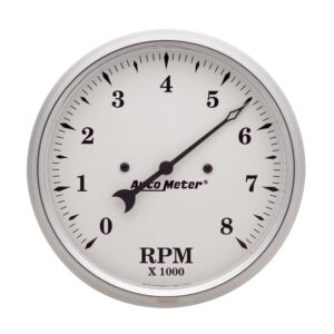 AUTO METER 1699 Old TYME White Street Rod Tachometer,5.000 in.